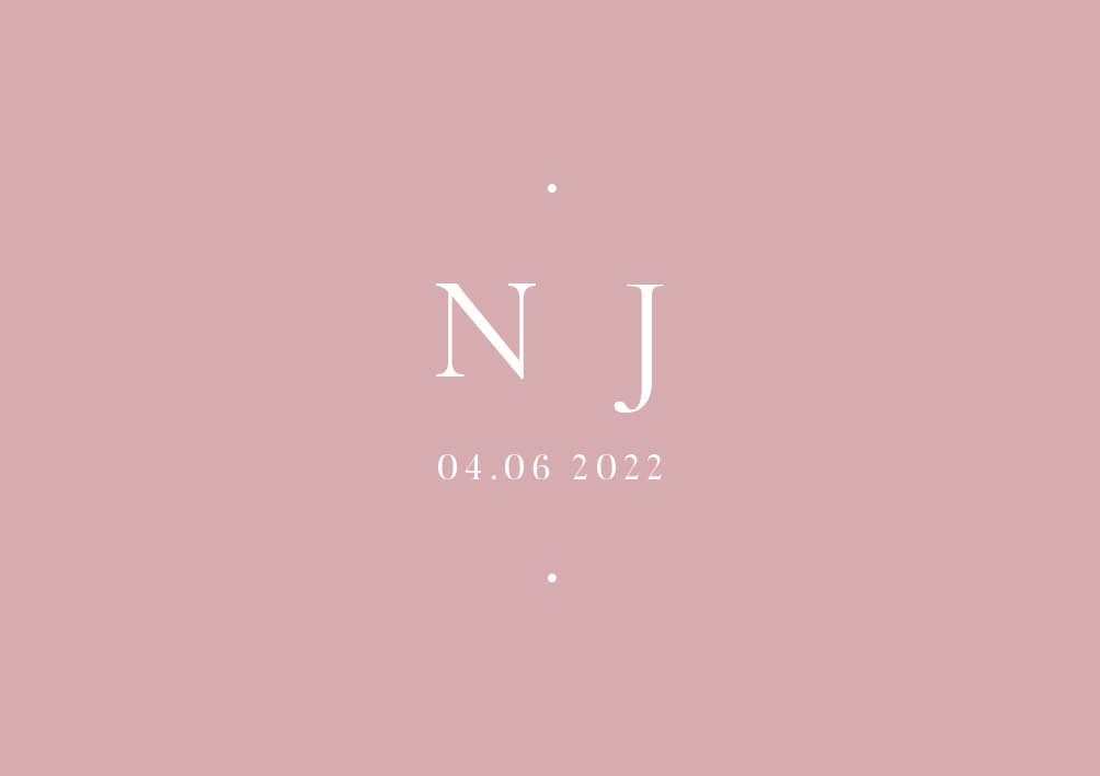 Minimalistisk - Nelly & Jonas Save The Date